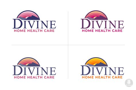 Colorado springs urgent medical care & covid testing. Home Health Care Logo Design - Hi-five Design