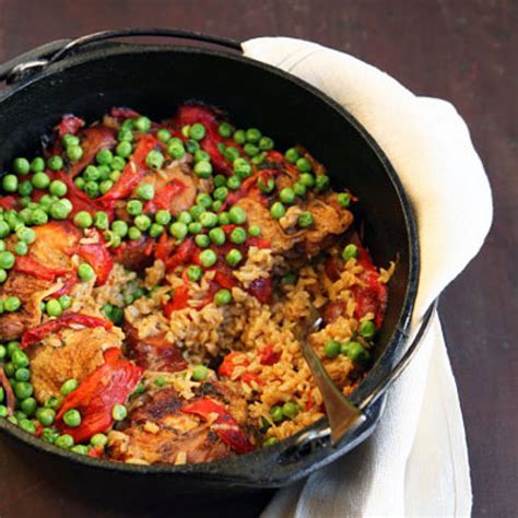 Makes 4 to 5 servings. Chicken and Brown Rice with Chorizo | Chorizo recipes ...