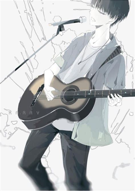 Pin By Meryem Demir On Anime Boys Guitar Boy Anime Music Cute Anime