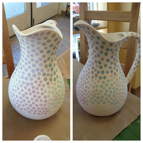 Pitcher Before The Kiln Paint Your Own Pottery Ceramic Painting Pottery