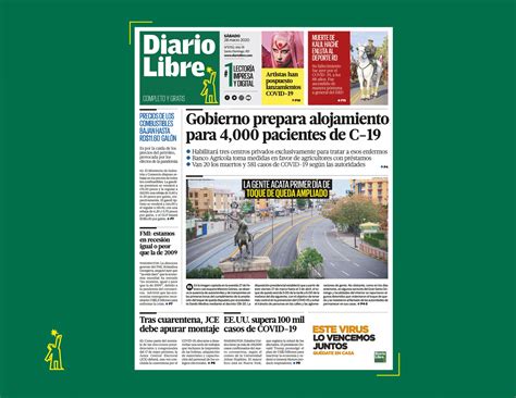 Diario Libre Publica Su Edición De Hoy En Formato Digital