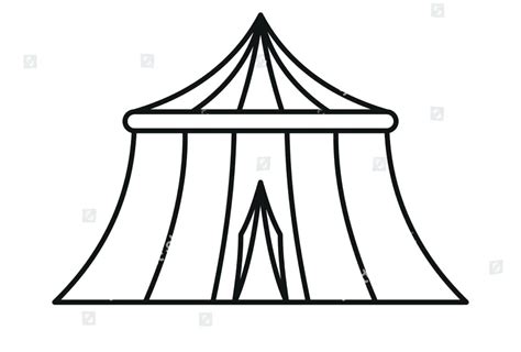 Download or print this coloring page in one click: Tent Coloring Page at GetColorings.com | Free printable ...
