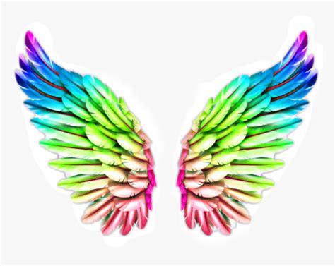 Download #wings #rainbow #unicorn #rainbowwings #wingsrainbow ...