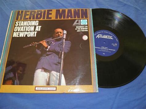 herbie mann standing ovation 1965 rare atlantic label lp jazz chick corea ebay