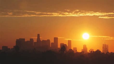 Los Angeles Sunrise Downtown Youtube