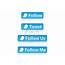 10  Twitter Buttons Vectors Web Elements Design Trends Premium