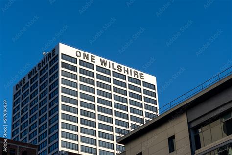 Los Angeles California Usa July 5 2022 One Wilshire Building In