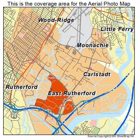 Aerial Photography Map Of Carlstadt Nj New Jersey