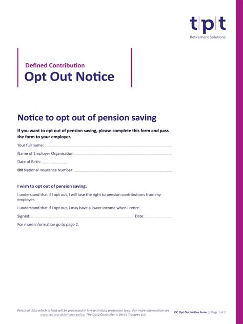 Opt Out Notice Template Fill Out And Sign Online Dochub
