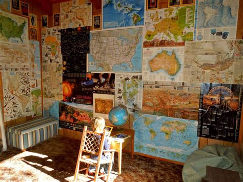 What To Do With Your Old National Geographic Collection Map Themed