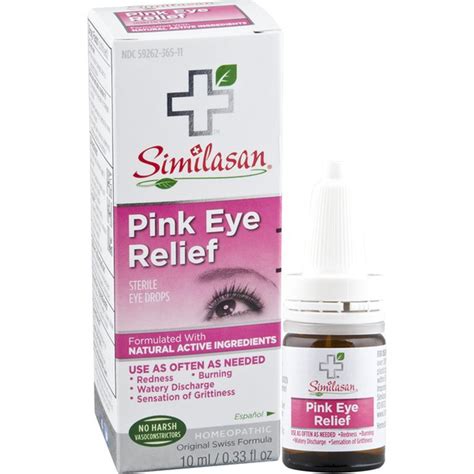 Similasan Pink Eye Relief Homeopathic 10 Ml Instacart