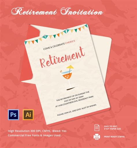 sample invitation template  premium