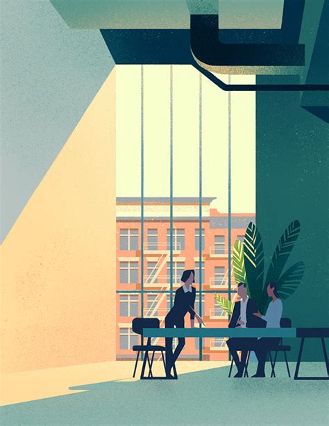 Office And Business Illustration Behance