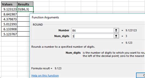 The remaining digits are still in the excel and affect the formulas i am trying to apply to a group of cells. How to Round Off Decimal Values in Excel