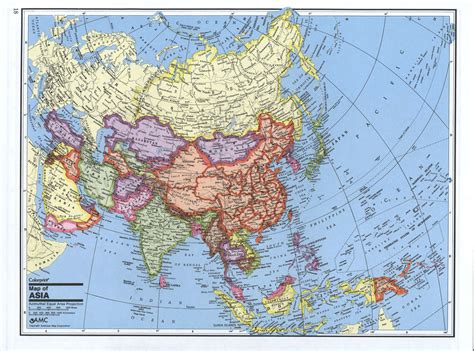 Free Printable Maps Of Asia Printable Online