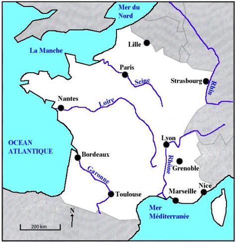 Carte des régions françaises d'aujourd'hui. Carte De France Pour Le Brevet | My blog