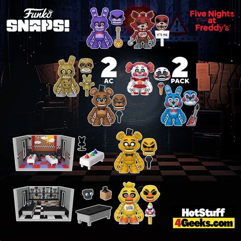 2022 New Line Five Nights At Freddys Fnaf Funko Snaps