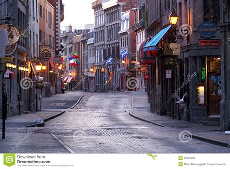 Old Montreal Editorial Stock Photo Image Of Vintage