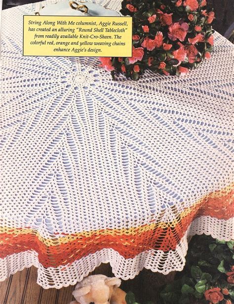 Doilies are great for beginners because they work up quickly and don't require much yarn. ROUND TABLECLOTH CROCHET PATTERNS « Free Patterns
