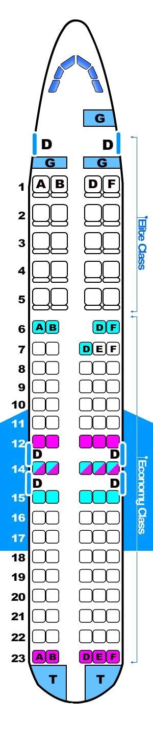 Boeing 717 Seat Layout