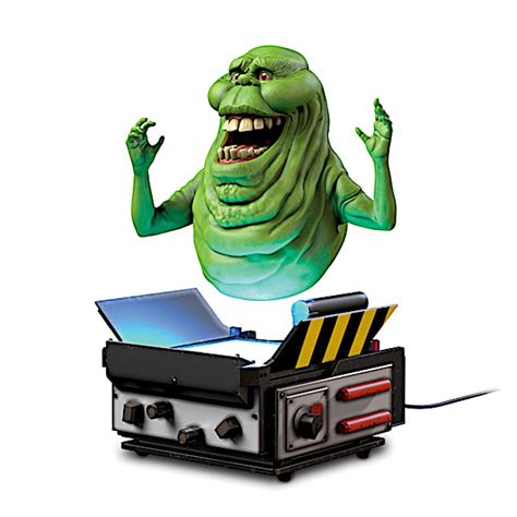 Ghostbusters Levitating Slimer With Light Up Ghost Trap Base