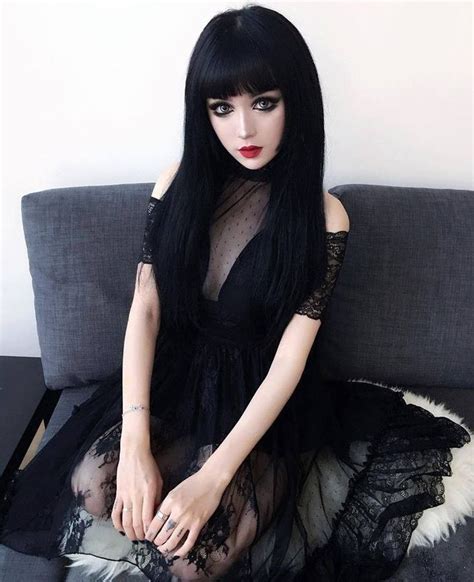 Pin By Zero Kingray2014 On Cute Japanese Girl Goth Beauty Hot Goth