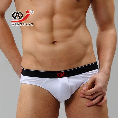 Wj Brand Men Sexy Underwear Briefs Men Gay Underwear Cotton Men Jockstrap Low Waist Underpants