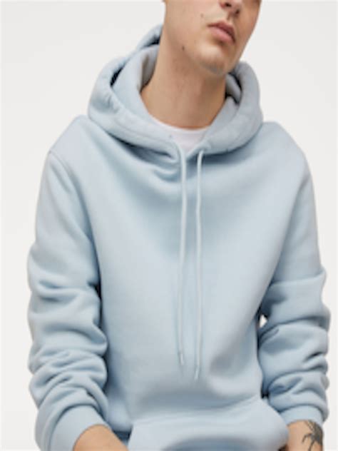Buy Handm Men Light Blue Relaxed Fit Hoodie Sweatshirts For Men