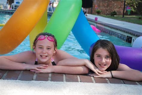 we are the presleys payton s preteen pool party in pictures