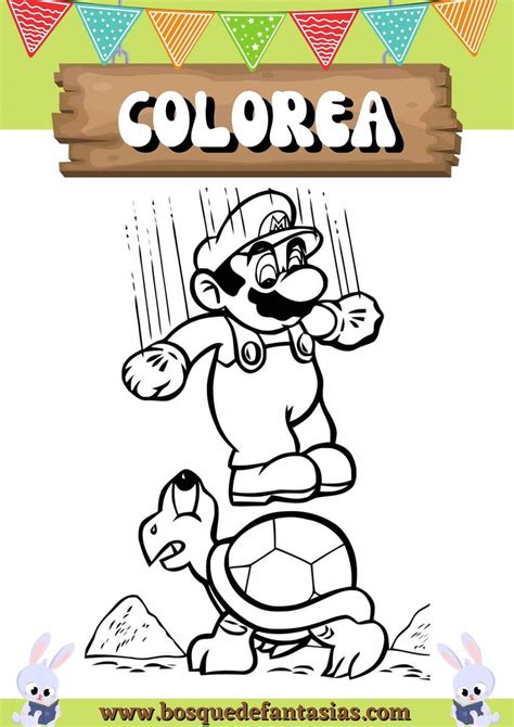 Top 87 Imagen Dibujos Para Colorear Mario Bros Vn