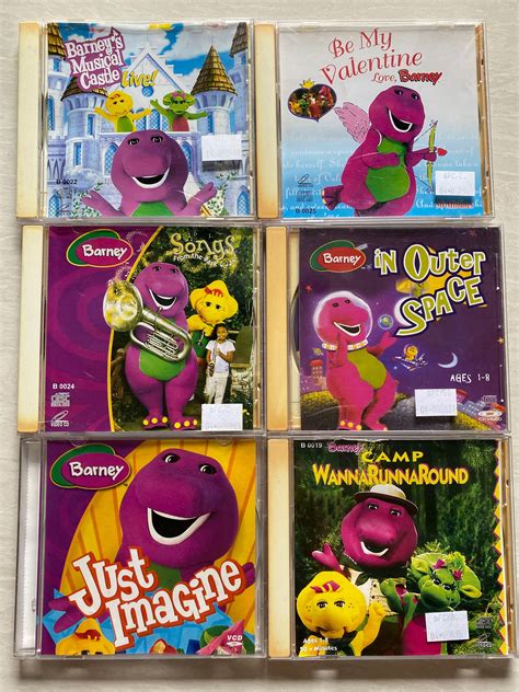 Barney Vcd All For 8 Bundle 1 Hobbies And Toys Music And Media Cds