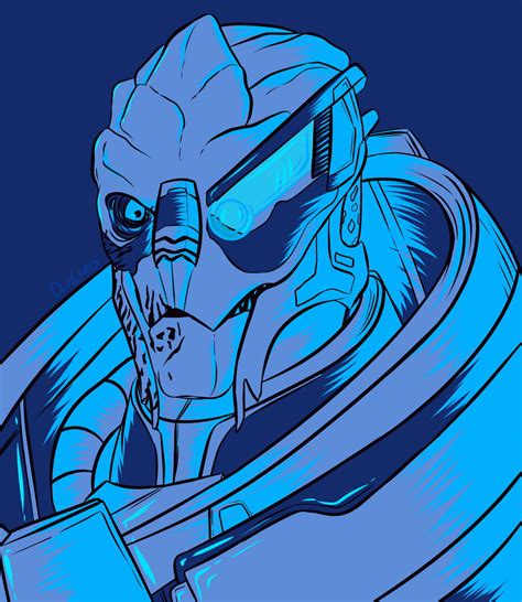 Garrus Vakarian Mass Effect Fan Art By Doncorgi On