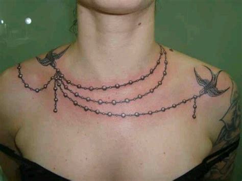 5 necklace tattoos for females new tattoo bantuanbpjs