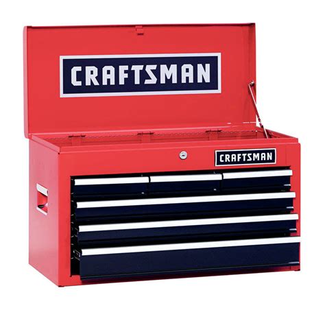 Craftsman 6 Drawer Top Tool Chest 12 In D X 26 In W X 15 14 In H