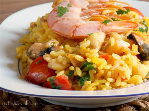 Paella di carne e pesce - ricetta paella veloce a modo mio