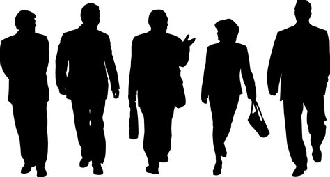 People Cartoon Silhouette Png See More Ideas About Cartoon Silhouette