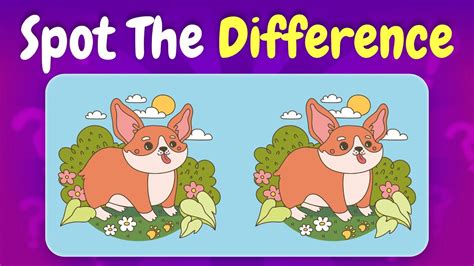 Spot The Difference Game Can You Find Them All Youtube