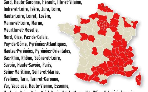 Le taux de reproduction du virus est actuellement. Covid-19: les 54 départements et 46 millions d'habitants ...