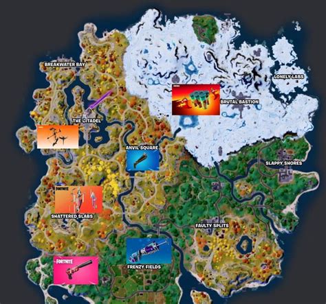 Fortnite Chapter 4 Season 1 Mythic Weapons Locations And How To Find Them