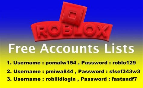50 Free Roblox Accounts And Password With 10000 Robux Cloudbailbonding Gaming