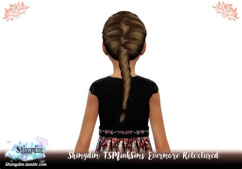 Tsminhsims Evermore Hair Retexture Child At Shimydim Sims Sims 4