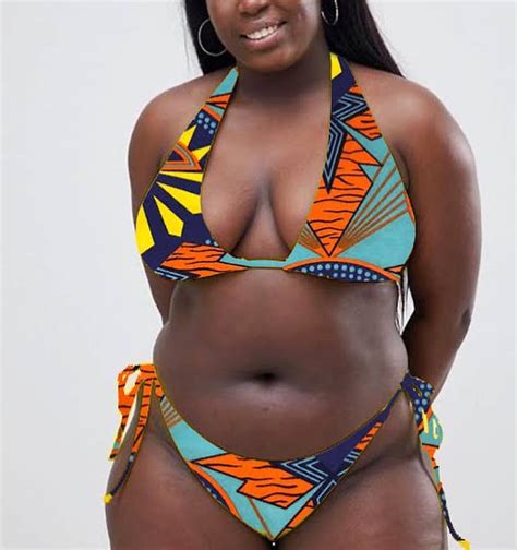 African Print Bikini Set Swimwearfull Strap The Azizi Brand Wholesale African Clothing