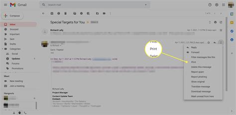 How To Open A Gmail Message In Its Own Window