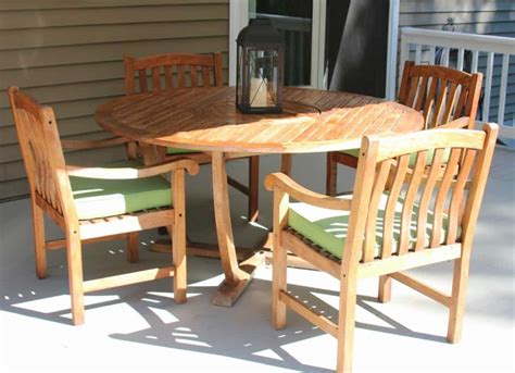 Cleaning And Sealing Outdoor Teak Furniture Shine Your Light