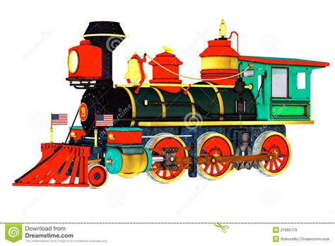 Old Time Steam Engine Train Royalty Free Stock Photos