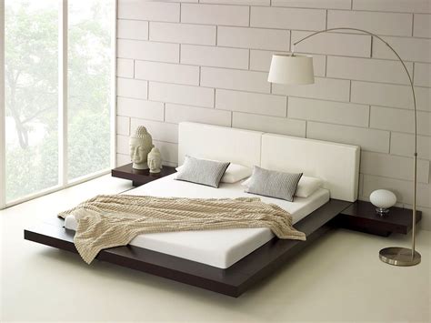 Low Platform Bed Frame King In 2020 Japanese Style Bedroom Bed
