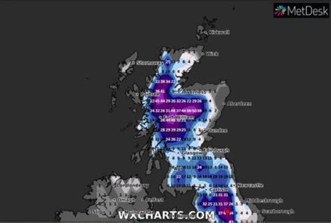 Uk Snow Forecast Britain Braced For 17 Days Of Snow From Today New