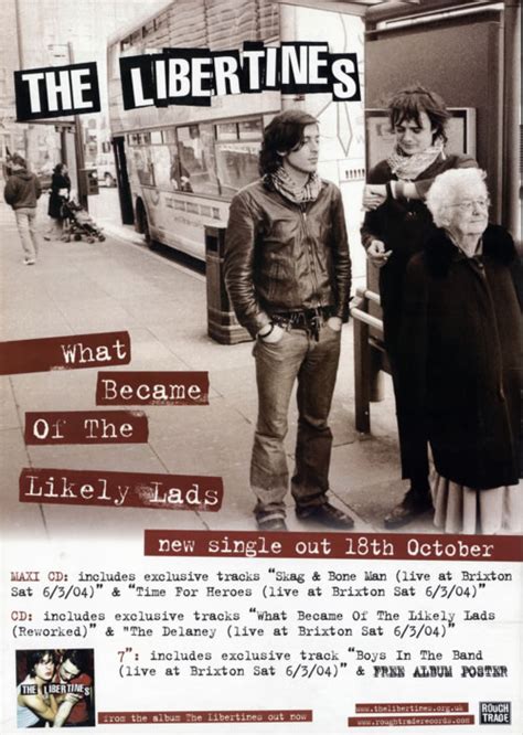 The Libertines What Became Of The Likely Lads Uk Promo Poster 376762