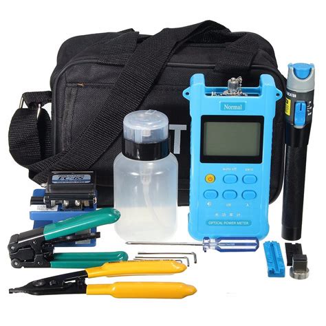 Electrical Tools Fiber Optic Ftth Tool Kit With Fc 6s Cleaver Optical Power Meter Visual Us