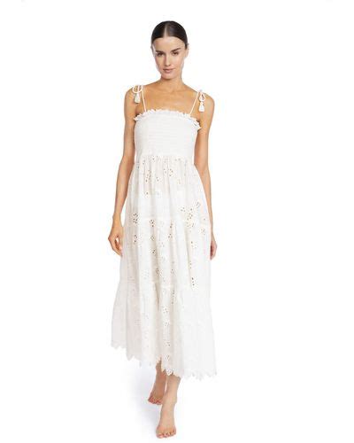 White Robin Piccone Dresses For Women Lyst